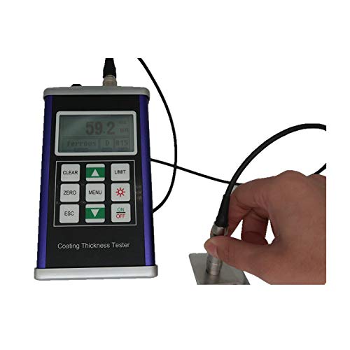 TM510FNplus Digital Backlight LCD Paint Thickness Gauge - Car Paint & Coating Thickness Tester with Detachable Probe | Perfect for Automotive Repair, Body Shops & Industrial Coating Measurement