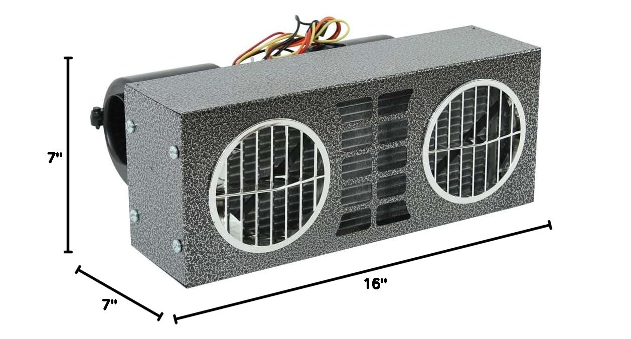 High Output 30,000 BTU 12V Auxiliary Heater for Trucks, Vans & Boats - Perfect for Winter Road Trips and Marine Use