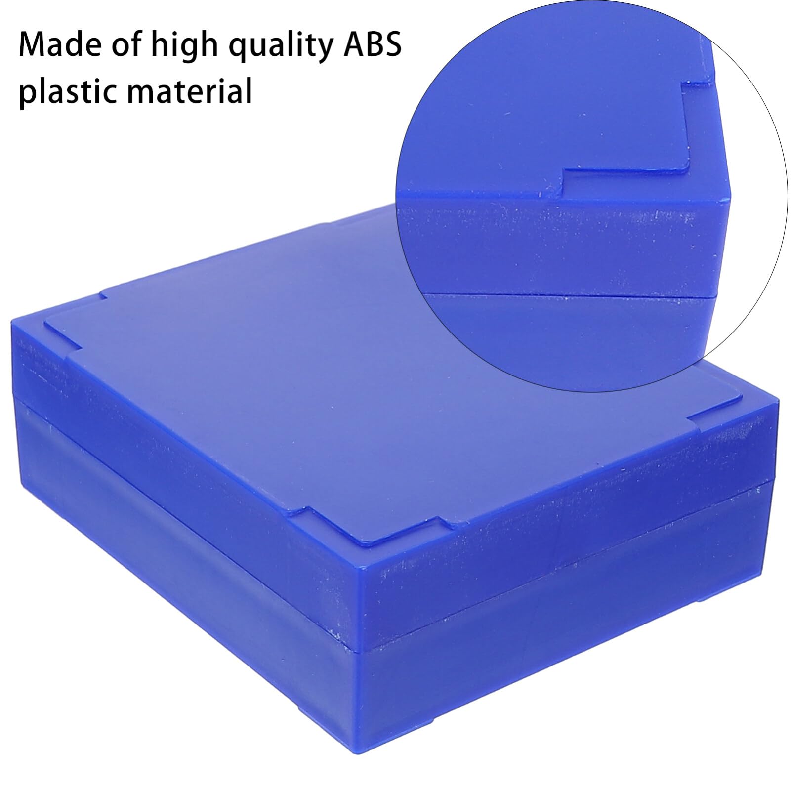 Premium Mipcase 2-Pack 25-Slot Microscope Slide Storage Box - Durable Glass Slide Holder for Lab, School & Science Projects - Perfect for Biology Class, Medical Research & Specimen Organization (Random Colors)