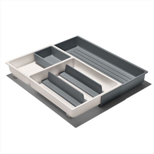 Expandable Kitchen Drawer Organizer - Large Space Saving Utensil Tray for Spoons, Forks & Knives - Perfect for Home, Office or Restaurant Organization