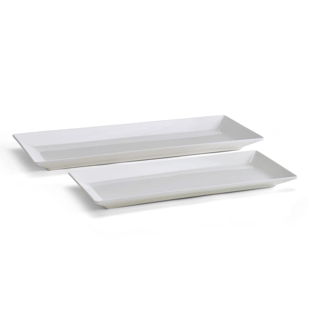 Delray Set of 2 Bamboo Bread Trays - Perfect for Serving, Baking & Storing Bread - Ideal for Restaurants, Bakeries & Home Kitchens