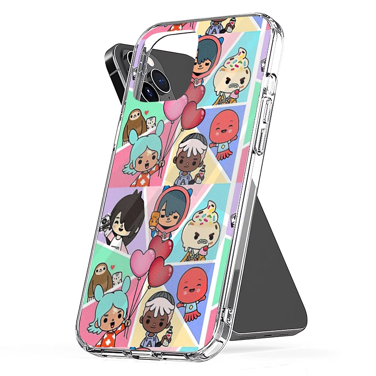 Premium Clear iPhone Case for iPhone 11/12/13/14/15 Pro Max & X/XS/XR - Scratch-Resistant, Waterproof Protective Cover with Artistic Prints - Perfect for Daily Use, Travel & Outdoor Activities