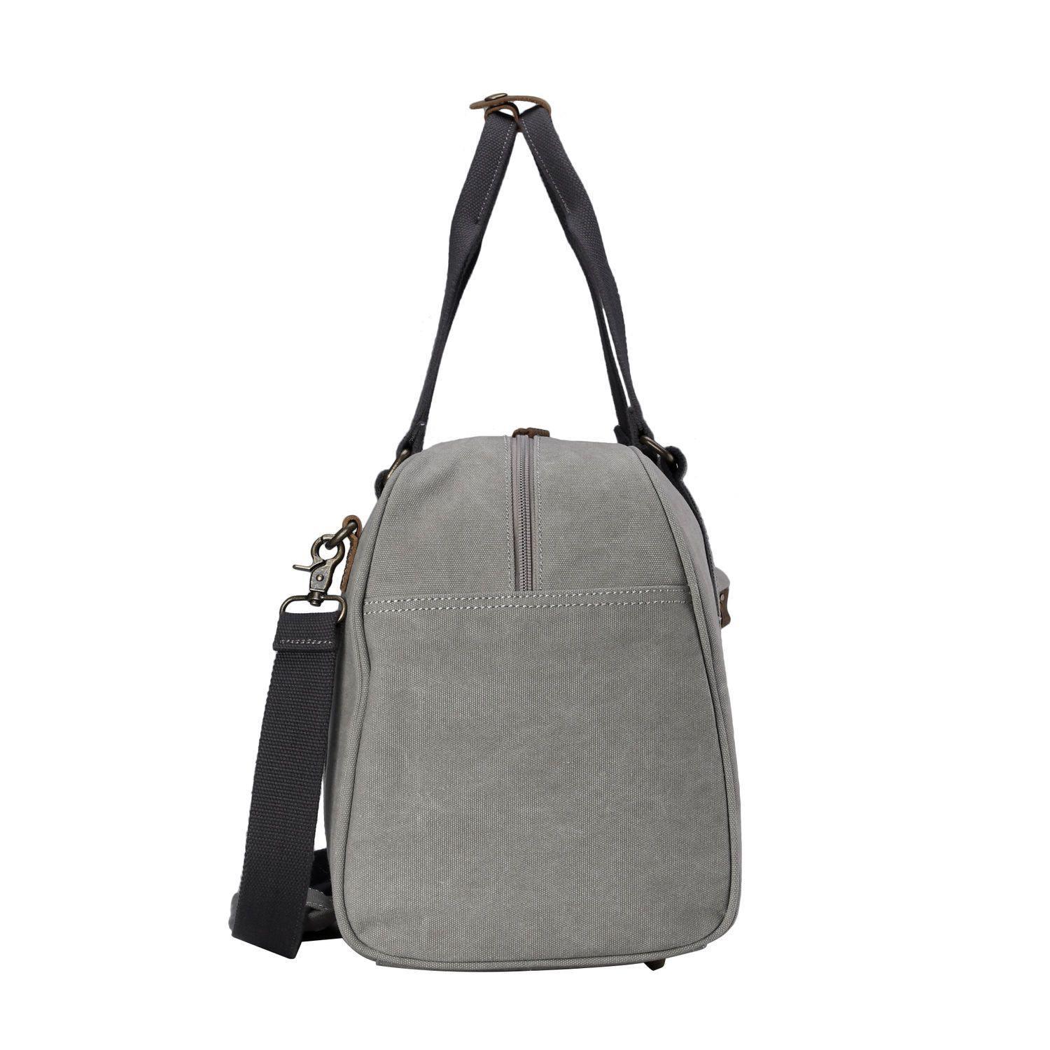 TRP0389 Troop London Classic Canvas Travel Duffel Bag - Large Waterproof Holdall for Gym, Weekend Getaways & Air Travel | Durable Carry-On Luggage for Men & Women