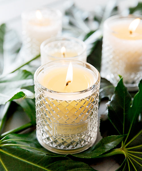 Premium Mediterranean Jasmine Scented Perfume Candle - Long-Lasting Fragrance for Home, Spa, and Relaxation - Perfect for Aromatherapy & Romantic Ambiance