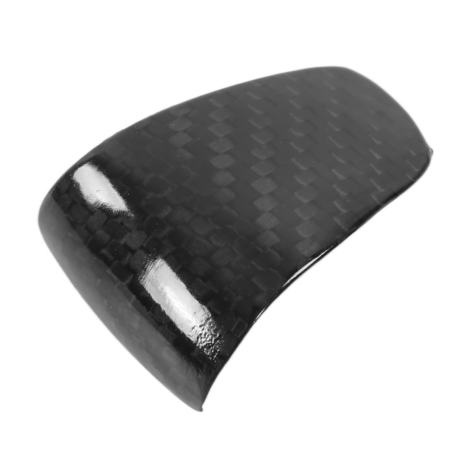 Ymiko Carbon Fiber Gear Shift Knob Cover - Replacement Trim Sticker for Ford Mustang/F150/Focus 2015-2018 Models - Easy Install Car Interior Accessory for Enhanced Driving Experience