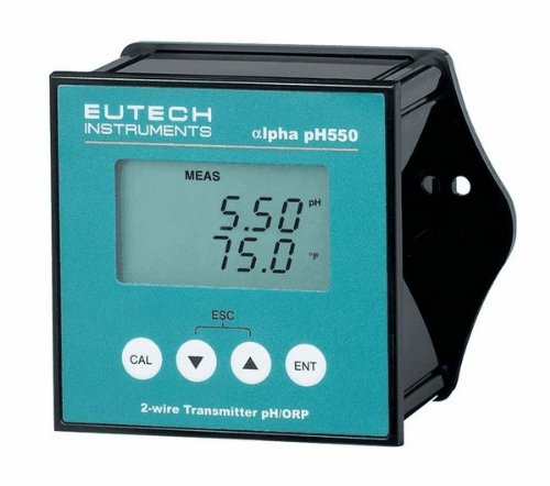 ECPHCP0550 pH 550 pH/ORP Monitor - Digital Water Quality Tester for Aquariums, Pools & Hydroponics