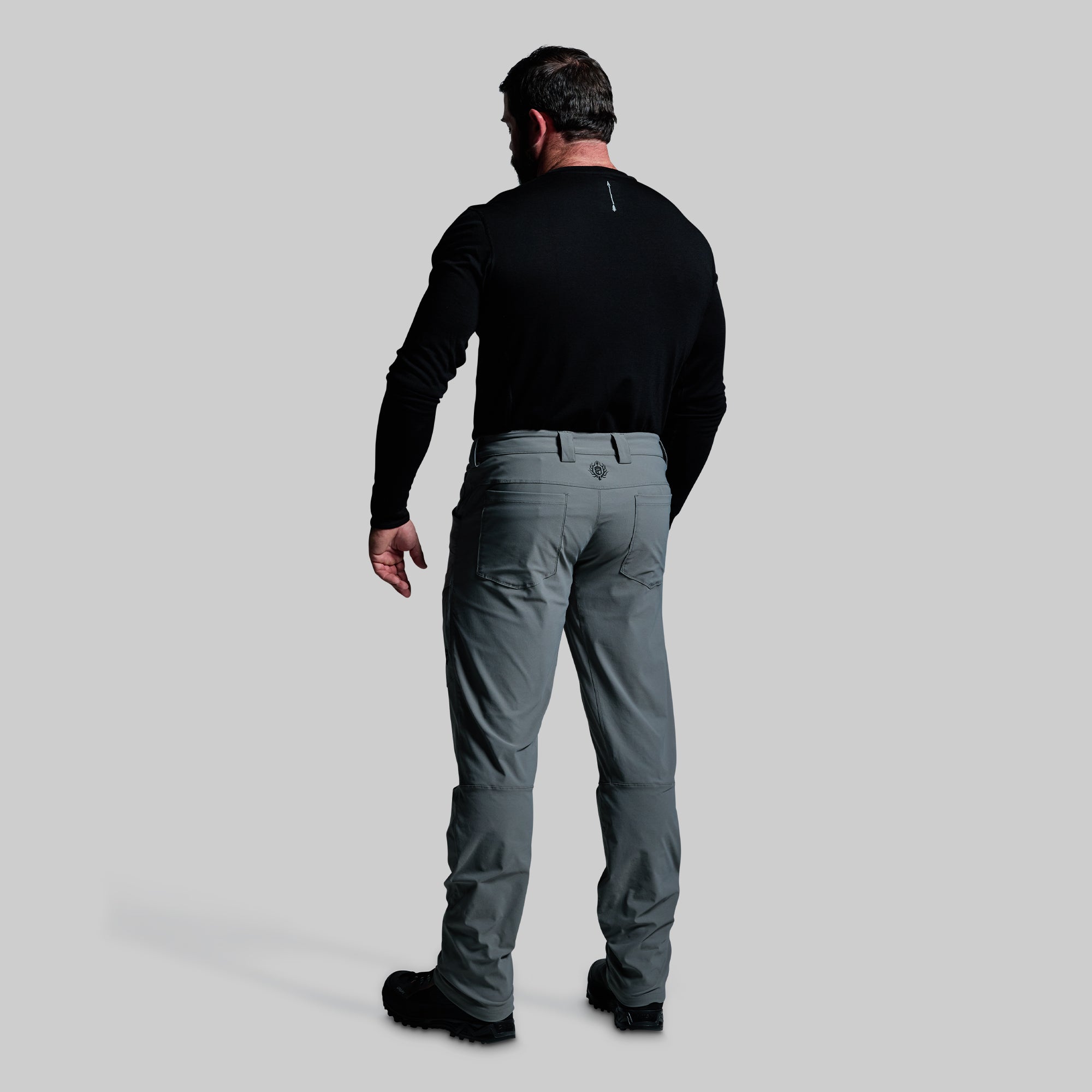 Men's Outdoor Hiking Pants - Lightweight Quick-Dry Water-Resistant Terrain Pant (Wolf Grey) for Camping, Trekking & Adventure Travel