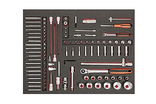 BAHCO Professional Hand Tool Kit - 65-Piece All-Purpose Repair Set for Home, Auto, and DIY Projects | Durable Steel Construction | Perfect for Mechanics, Contractors, and Handymen