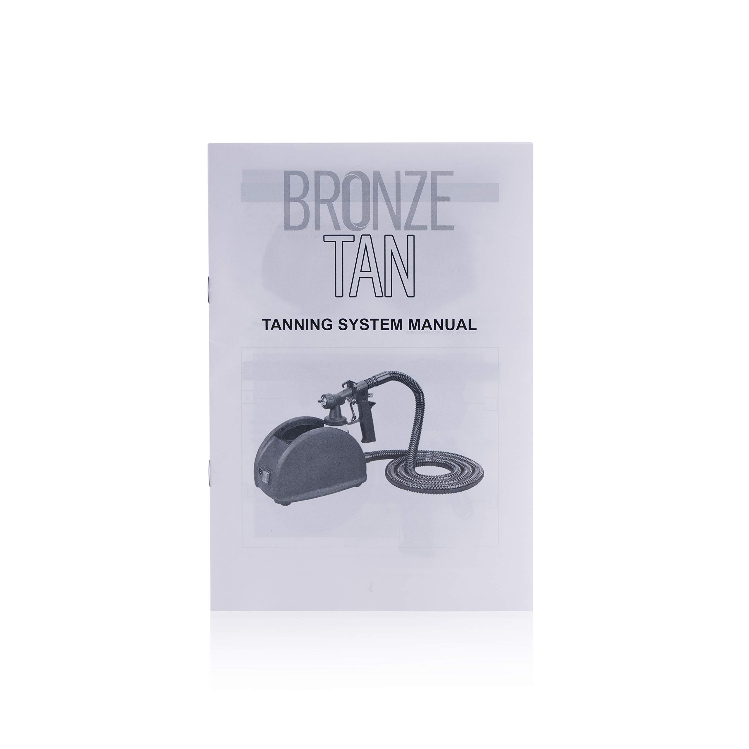Professional Bronze Tan Spray Tanning Kit with Machine, Quick-Setup Tent, Feet Pads & Accessories - Complete Salon & Home Spray Tan Solution for Beginners & Professionals - Perfect for Mobile Tanning Services & At-Home Glow