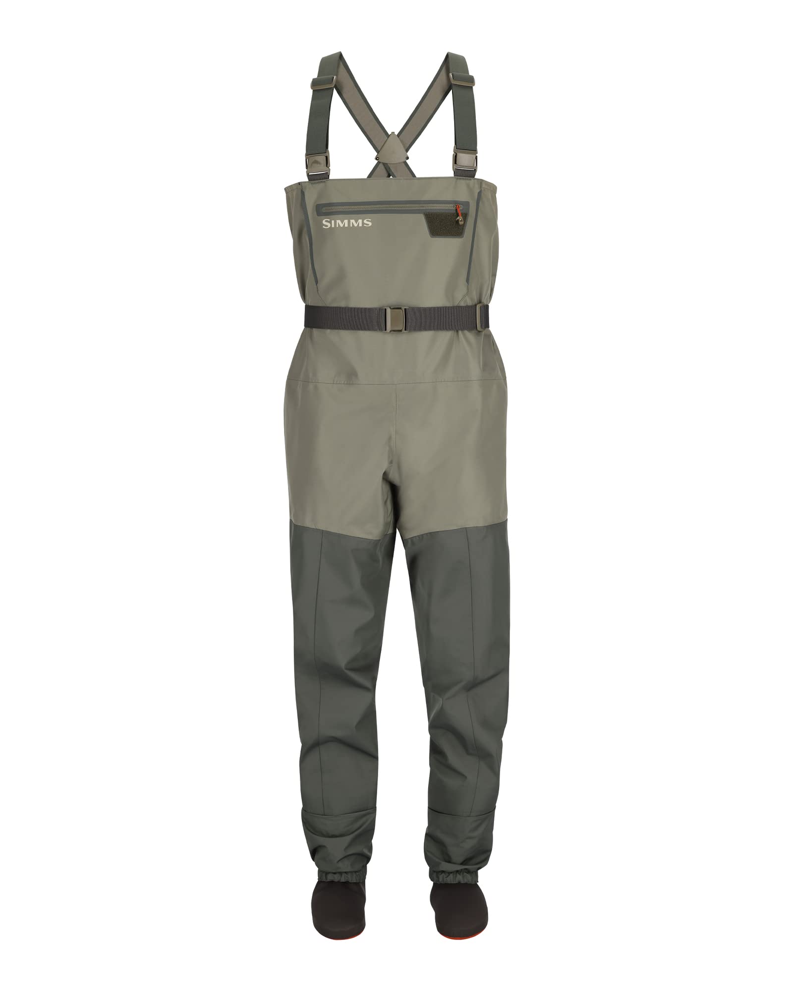 Simms Men's Tributary Stockingfoot Chest-High Fishing Waders - Durable, Breathable, Waterproof Fly Fishing Gear for Men - Ideal for Trout, Salmon & Stream Fishing Adventures