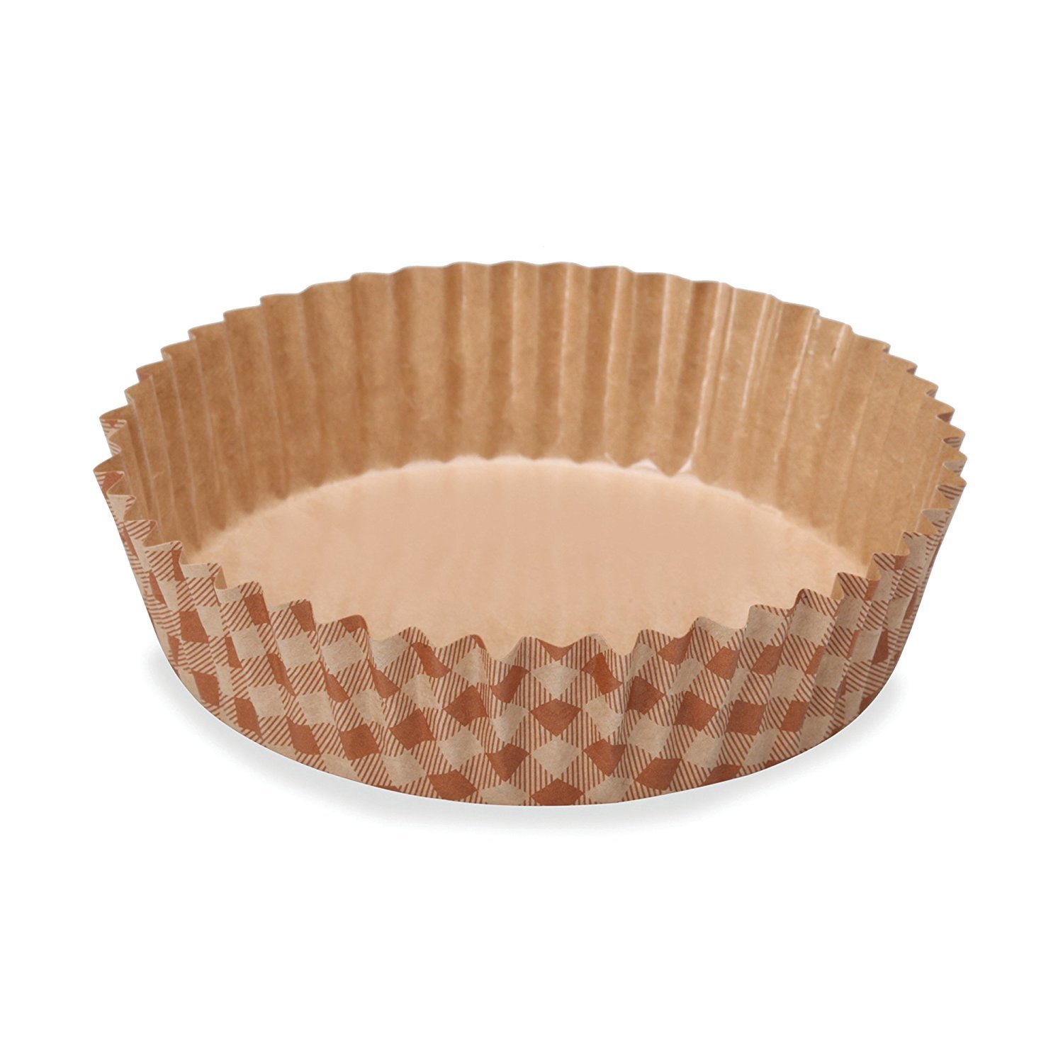 Welcome Home Brands 300-Pack Ruffled Baking Cups, 3.9 Inch Diameter x 1.2 Inch Height - Perfect for Cupcakes, Muffins & Party Desserts - Disposable Decorative Liners for Baking & Home Decor