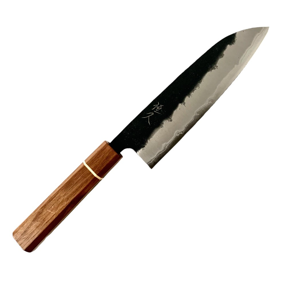 Premium Tsunehisa AS Kurouchi Nashiji Santoku Knife 7