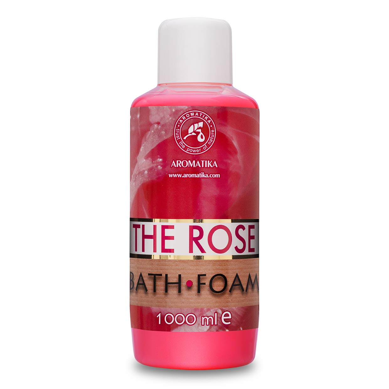 1000ml Rose Essential Oil Bath Foam for Relaxation & Beauty | Aromatherapy Bubble Bath for Spa, Good Sleep & Wellness | Perfect for Home Spa Nights & Stress Relief