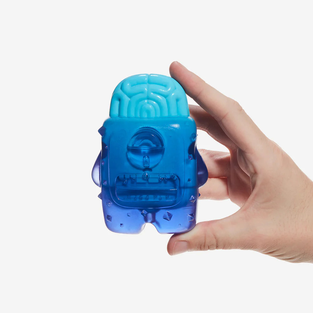Brainies Brain Freeze - Dual Texture Teething Toy for Babies with Mint Flavor | Soothing Gum Relief for Teething Infants | Perfect Baby Shower Gift & Sensory Development Toy