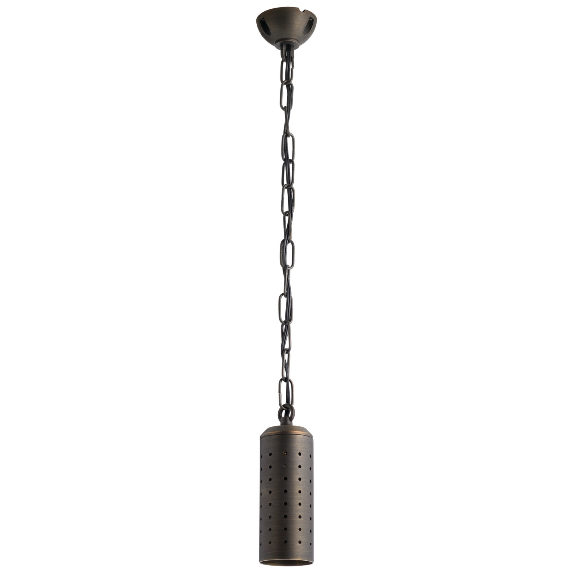 12V Outdoor Twinkler Pendant Light - Vintage Brass Finish - Perfect for Patio, Garden & Porch Lighting