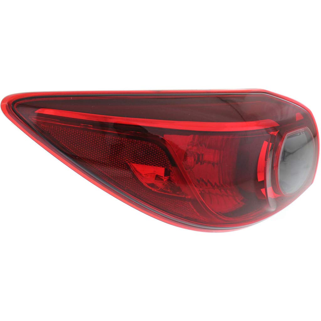 2014-2018 Mazda 3 Hatchback Driver Side Tail Light Assembly - CAPA Certified Replacement for MA2804115/MA2804115C | Perfect for Night Driving Safety & Car Restoration Projects