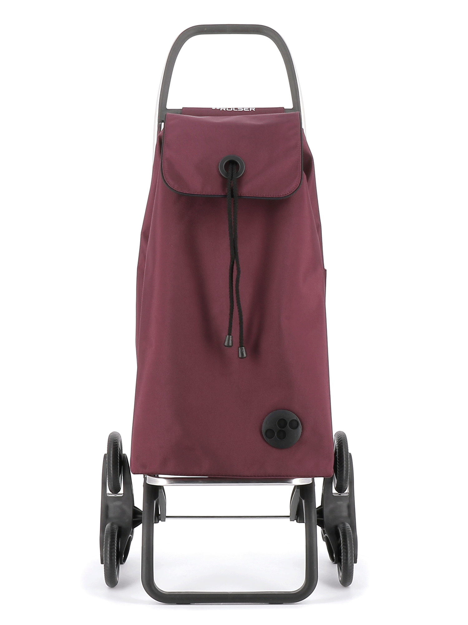 Rolser I Max MF 6-Wheel Stair Climbing Shopping Cart with Heavy Duty Wheels - Perfect for Groceries, Laundry & Staircase Use