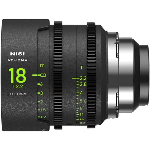 NiSi ATHENA PRIME 18mm T2.2 Full Frame Cine Lens for ARRI PL Mount - Professional Cinema Lens for Filmmaking, Videography & Photography