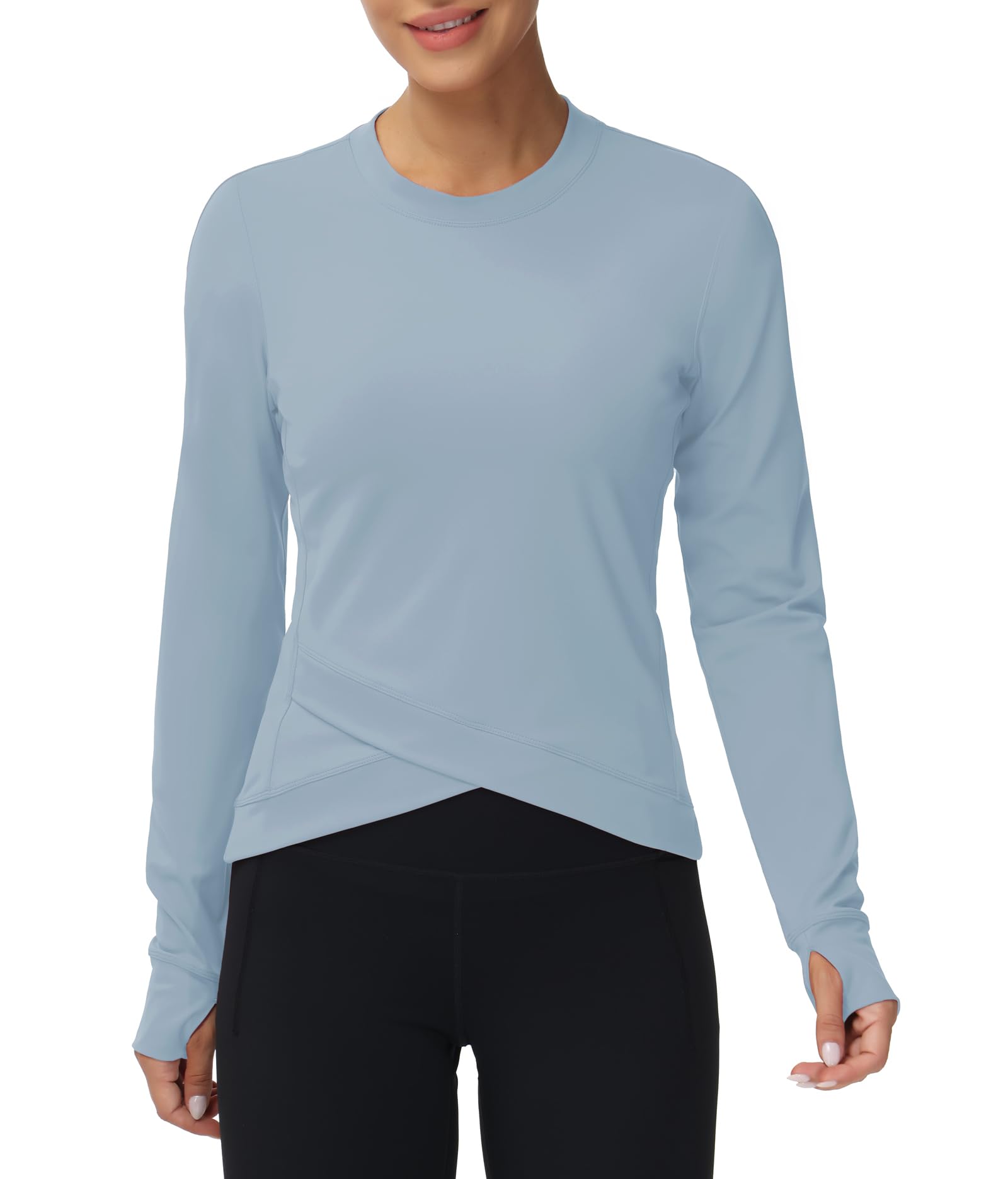 Women's Long Sleeve Compression Shirts - Workout Tops for Running, Yoga & Fitness with Thumb Holes | Moisture-Wicking Athletic Shirts for Women | Perfect for Gym, Training & Outdoor Activities