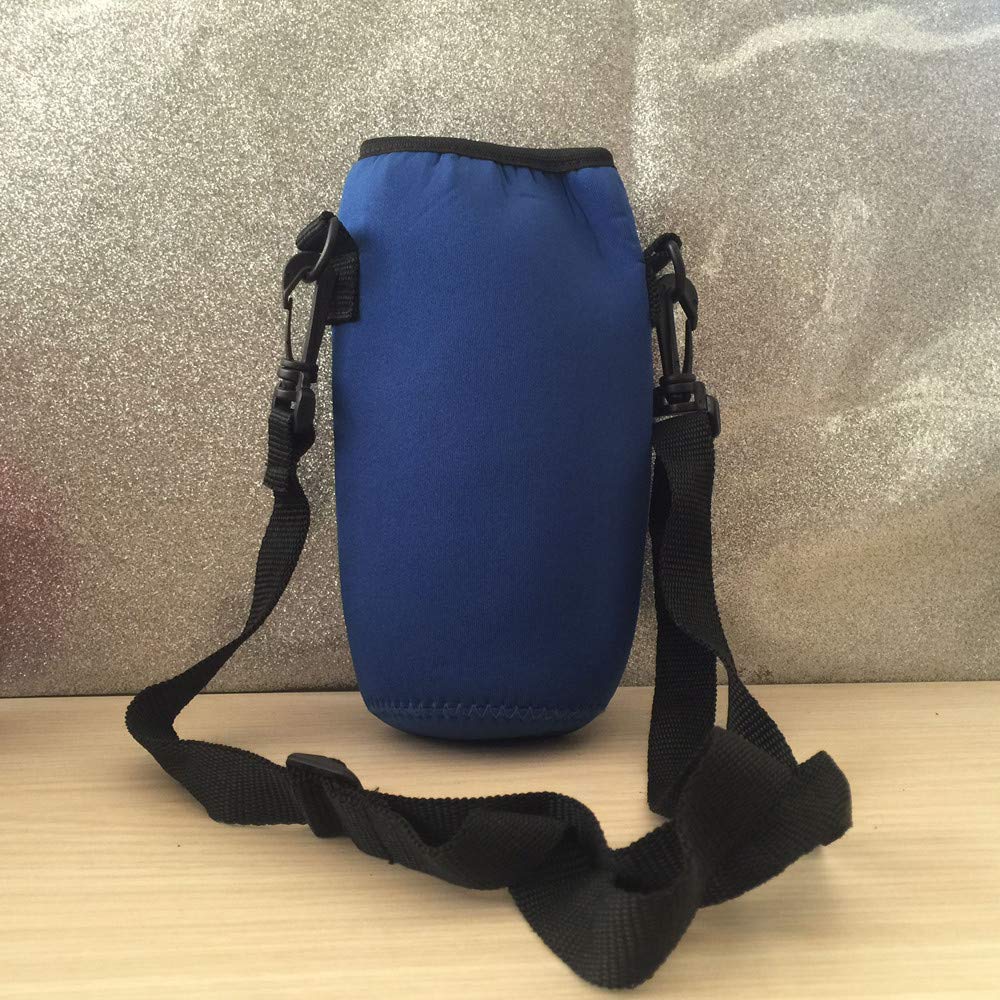 Women's Safety Pouch Bag - 1000ML Insulated Water Bottle Holder with Strap, Outdoor Cover for Glass & Bottle - Perfect for Hiking, Travel, and Daily Commute