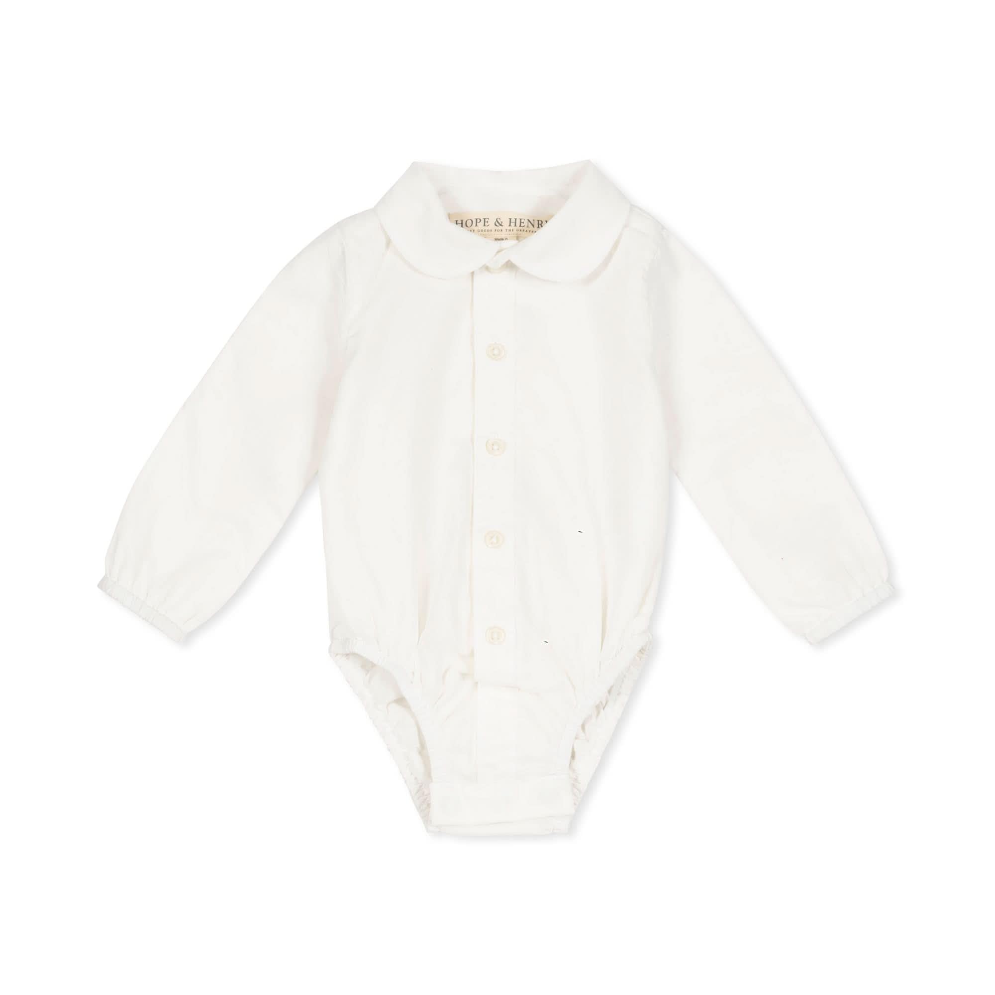 Hope & Henry Baby Girl Long Sleeve Bodysuit & Jumper Set - Soft Cotton Layette Outfit for Newborns & Infants - Perfect for Photoshoots, Holidays & Special Occasions