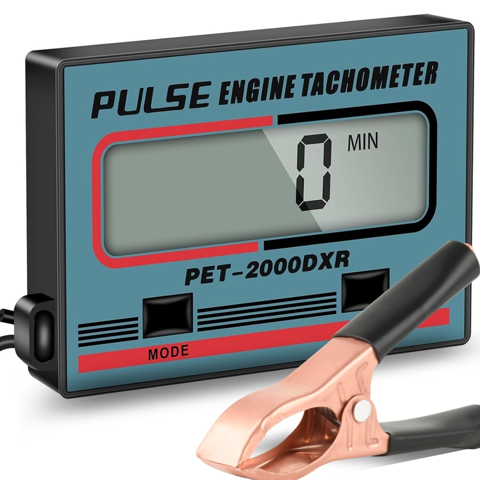 Digital Tachometer with LCD Display - Accurate RPM Meter for Chainsaw, Generator, Lawn Mower, ATV, Dirt Bike & Boat Engines | Perfect for Mechanics, DIY Enthusiasts & Outdoor Power Equipment Maintenance