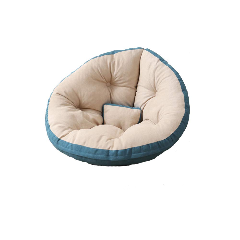 SETSCZY Foldable Lazy Sofa Floor Seat - Multi-Functional Bag Chair for Adults & Kids, Blue - Perfect for Baby Playtime, Living Room Lounging & Reading Corner