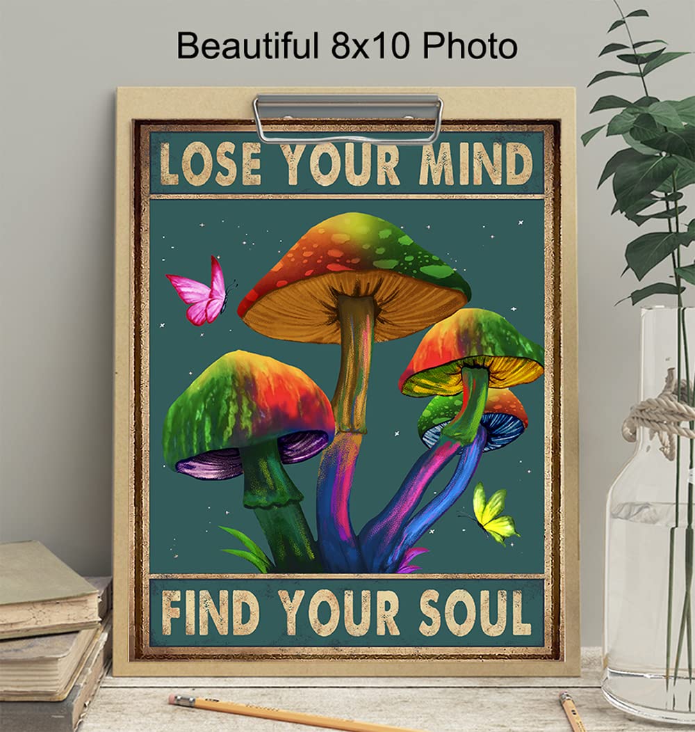 Psychedelic Soul Poster - Trippy Wall Art for Bohemian Room Decor
