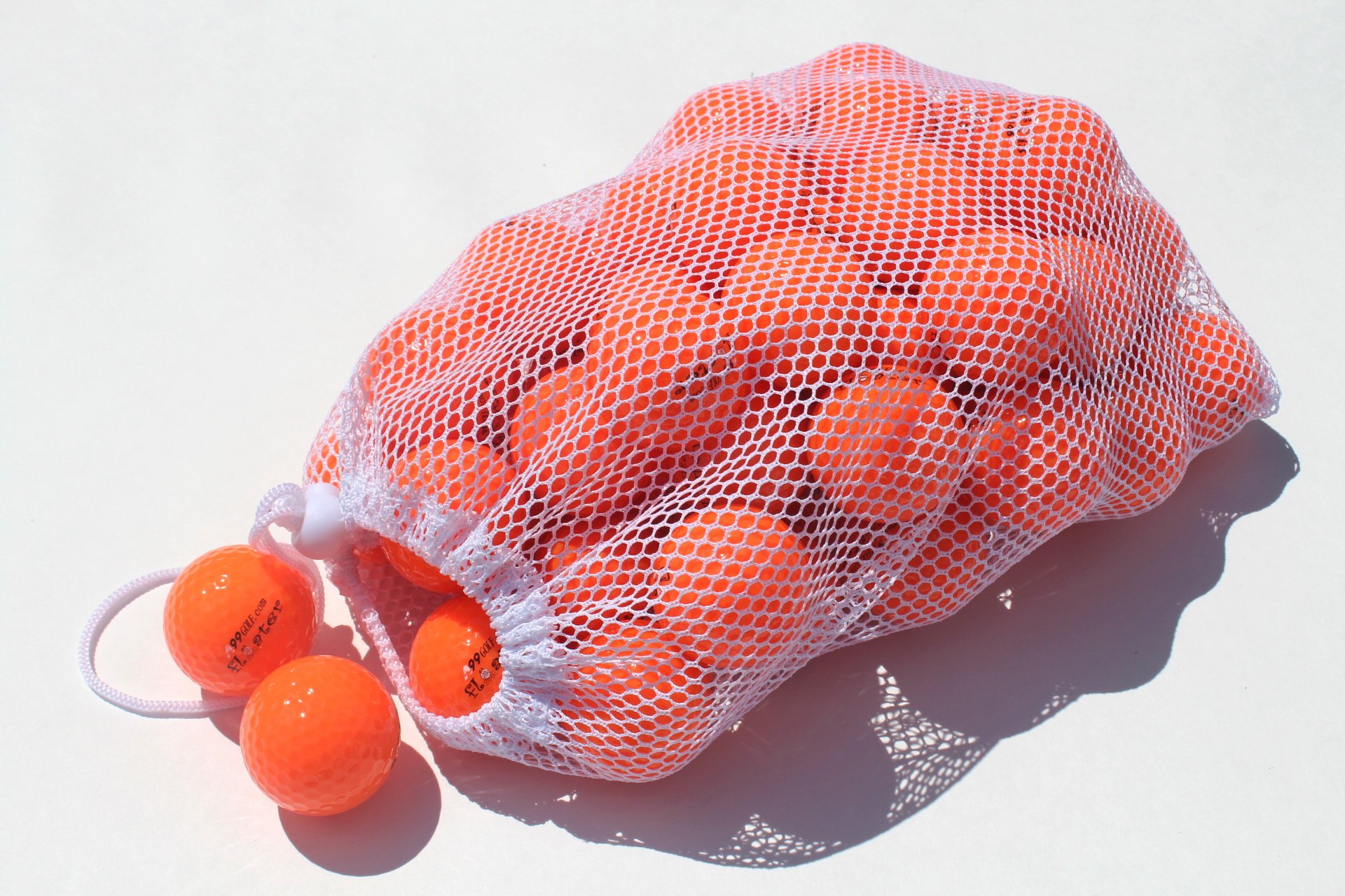 48-Piece A99Golf Floating Practice Balls - Orange Water Golf Training Aid for Pool, Pond & Driving Range - Includes Convenient Carry Bag - Perfect for Golf Practice, Water Games & Outdoor Fun