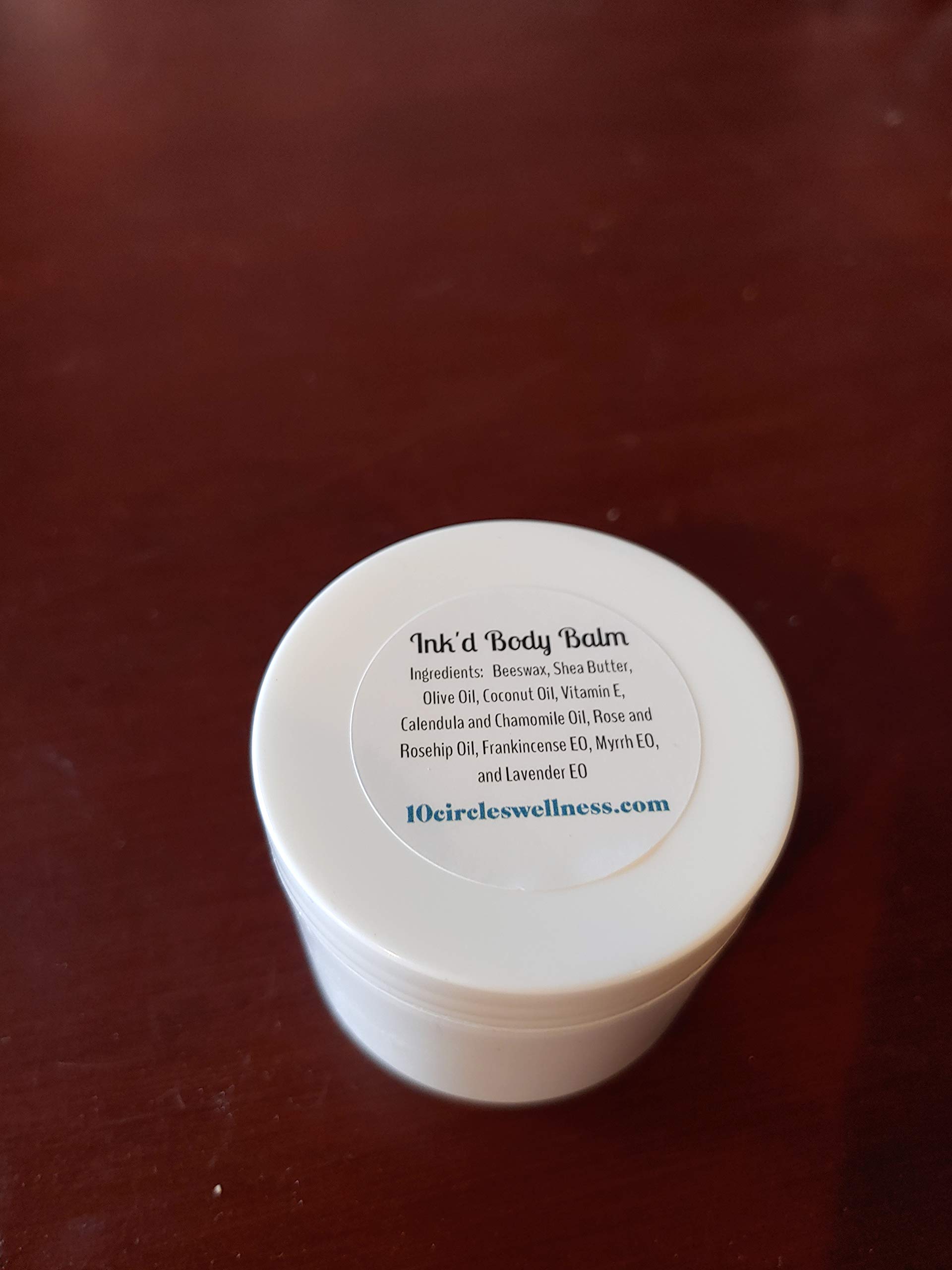 Ink'd Body Balm - Organic Tattoo Moisturizer for Dry Skin - Hydrating & Soothing Aftercare Lotion for Fresh & Healed Tattoos - Perfect for Tattoo Artists & Enthusiasts (Use after tattoo sessions or daily skincare routine)