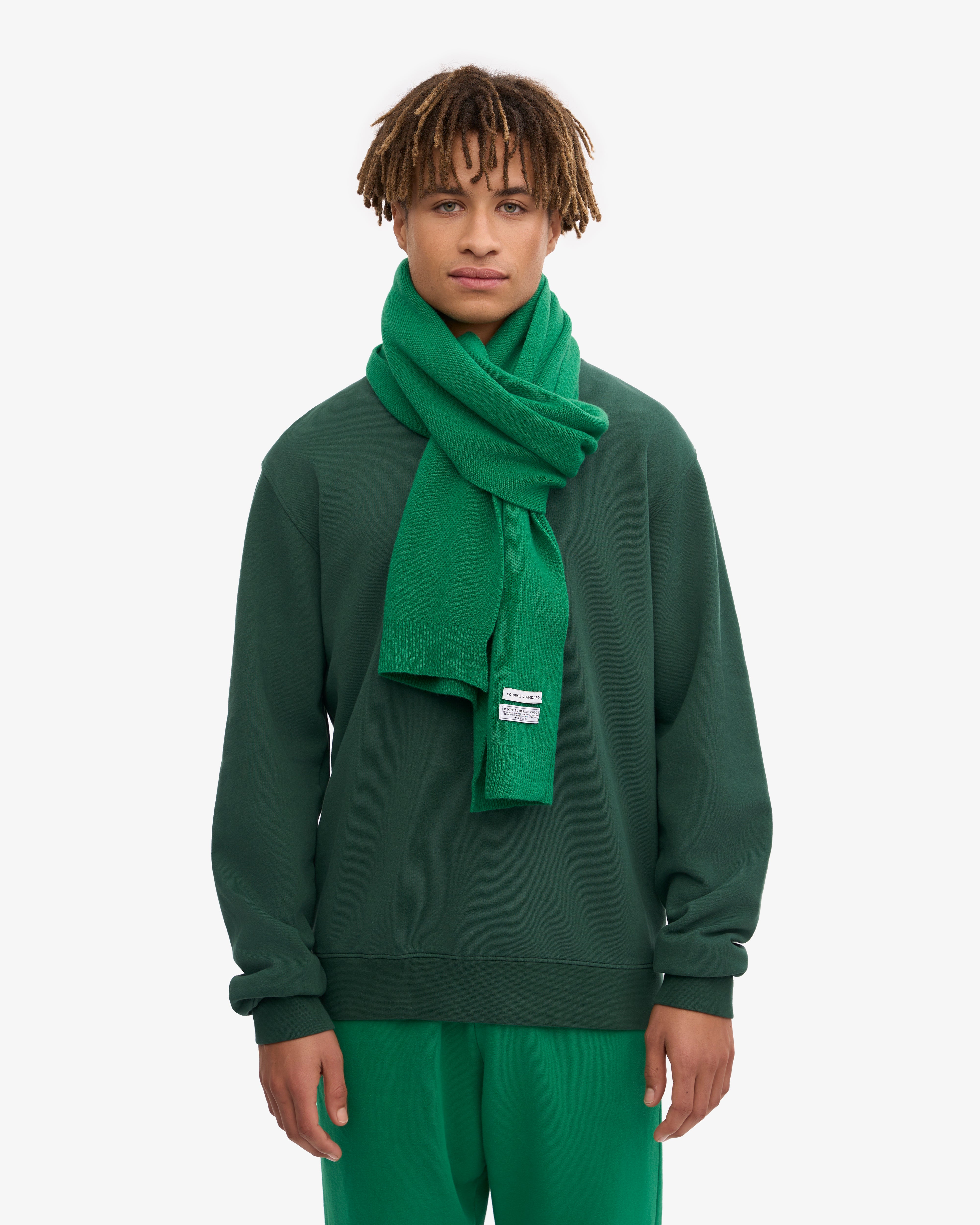 Premium Merino Wool Scarf - Soft & Warm Kelly Green Winter Accessory for Men & Women | Perfect for Cold Weather, Outdoor Activities & Fashion