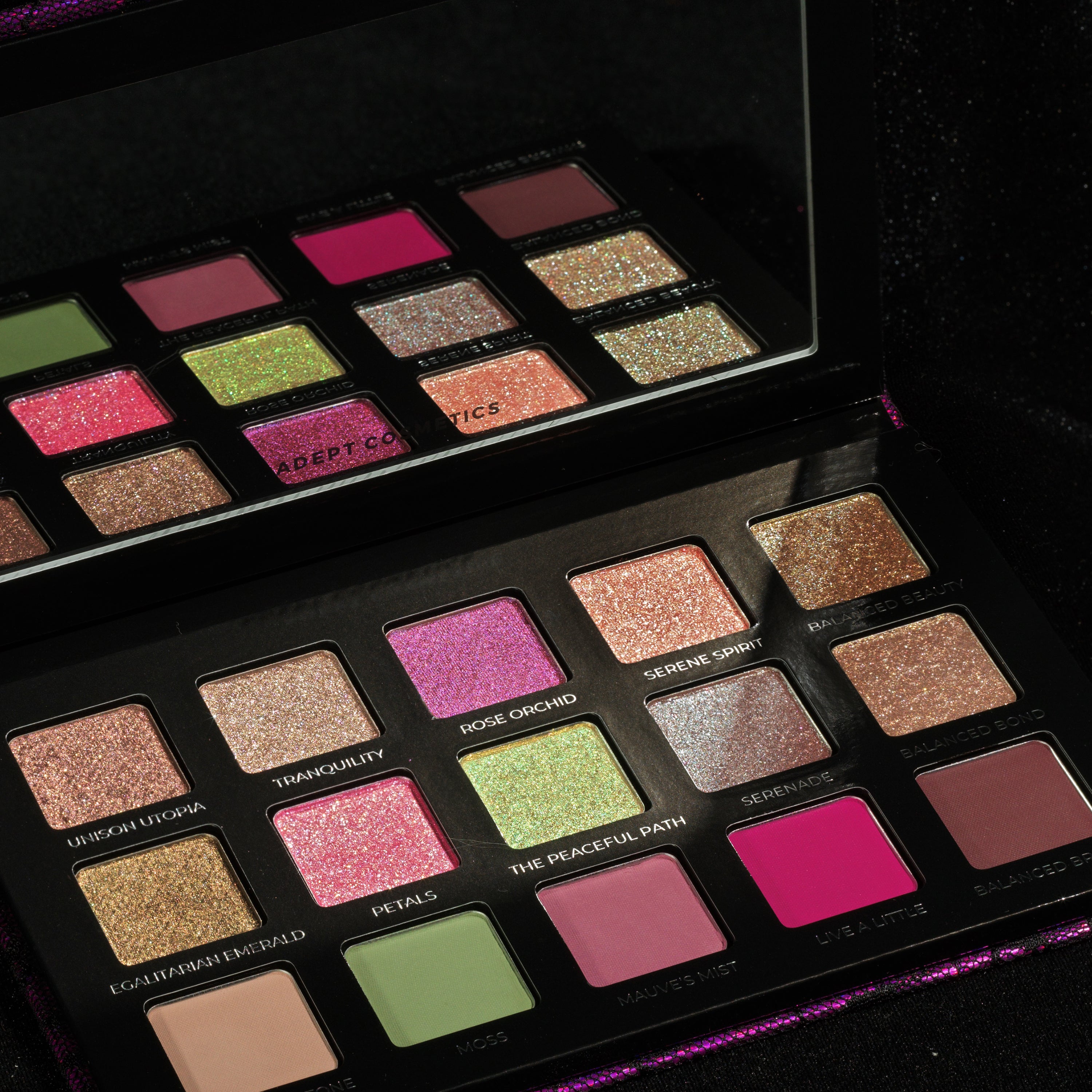Unity Eyeshadow Palette - 12 Vibrant Matte & Shimmer Shades | Vegan & Cruelty-Free Makeup for Everyday & Party Looks | Perfect for Professional Makeup Artists & Beginners