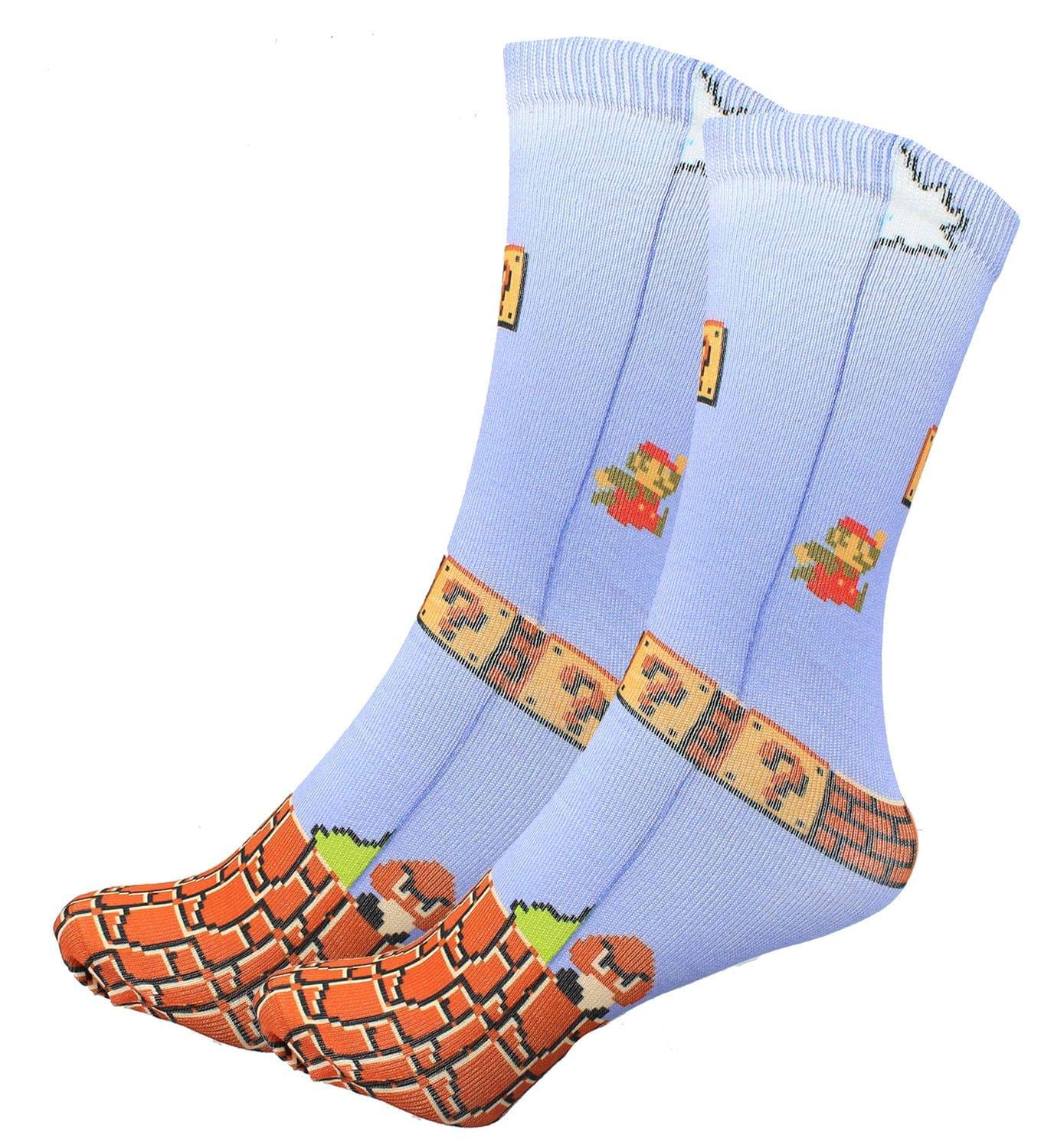Super Mario Bros Socks - Nintendo Gaming Gifts for Fans