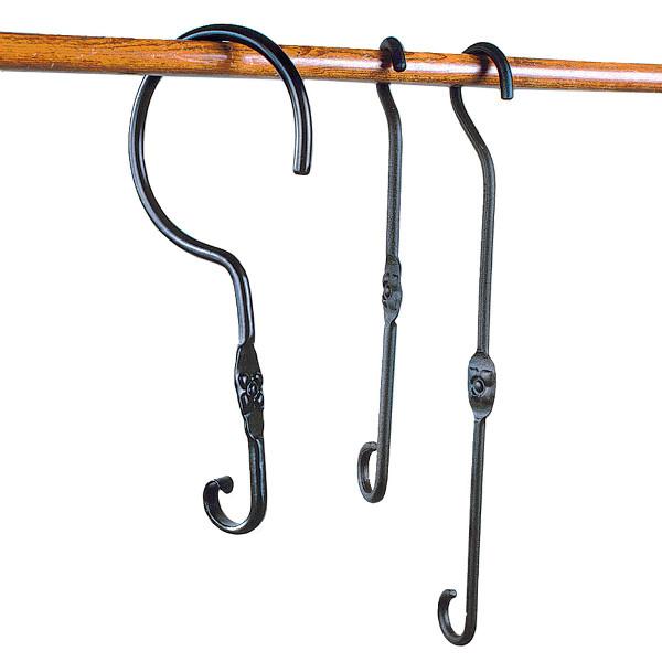 2 Pack Extender Hooks - Heavy Duty Over the Door Hooks for Hanging Clothes, Towels & Bags - Space Saving Organizer for Closet, Bathroom & Entryway