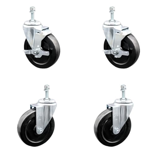 4 Swivel w/2 Top Lock Brakes