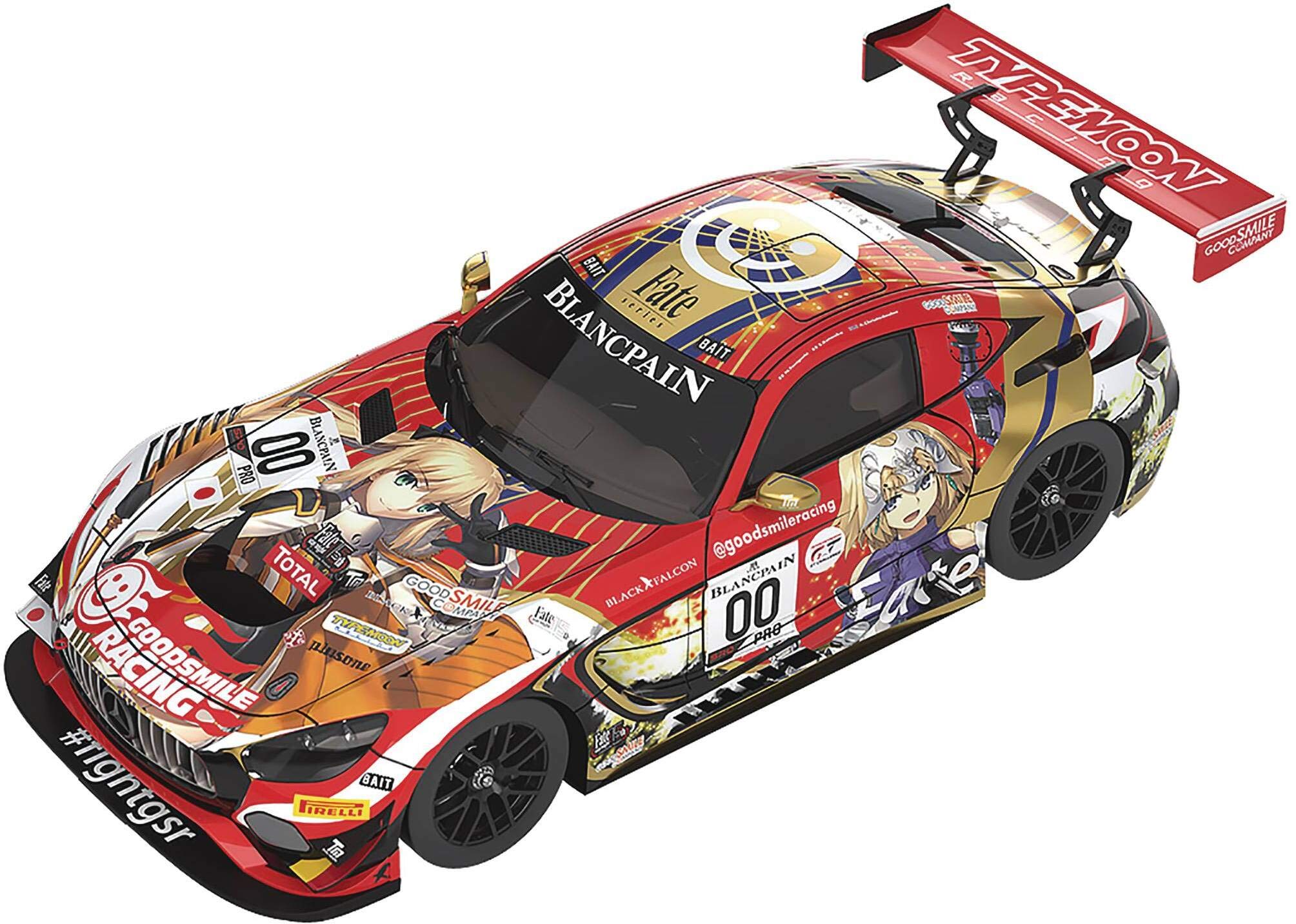 Good Smile Racing Type-Moon Racing 2019 SPA24H 1:43 Scale Miniature Car - Multicolor Collectible Model for Anime Fans & Racing Enthusiasts - Perfect for Display, Gifts, and Anime Collections