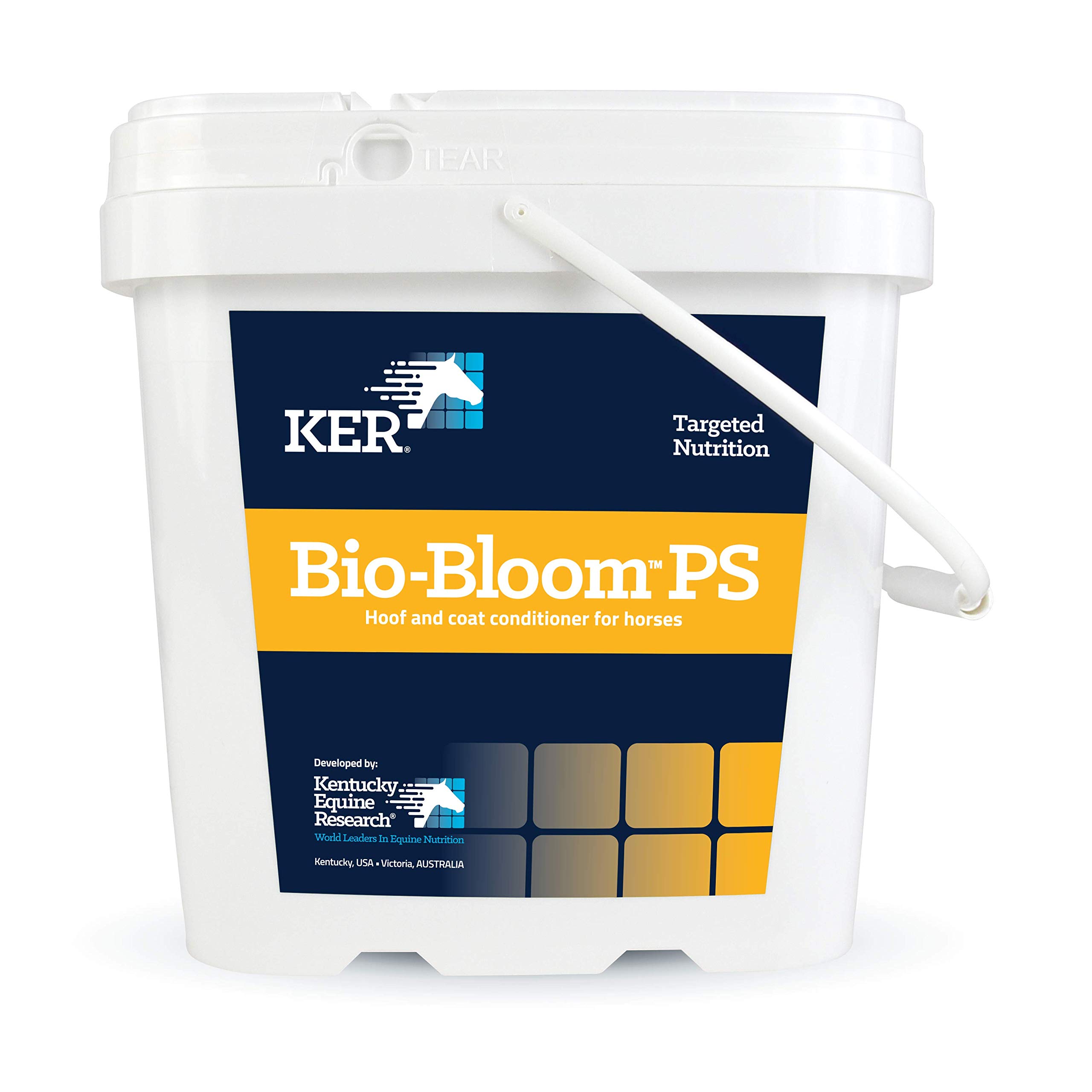 Kentucky Equine Research Bio-Bloom PS - Premium Hoof & Coat Supplement for Horses - 2kg (66 Servings) - Promotes Healthy Hoof Growth & Shiny Coat - Ideal for Show Horses & Performance Equines