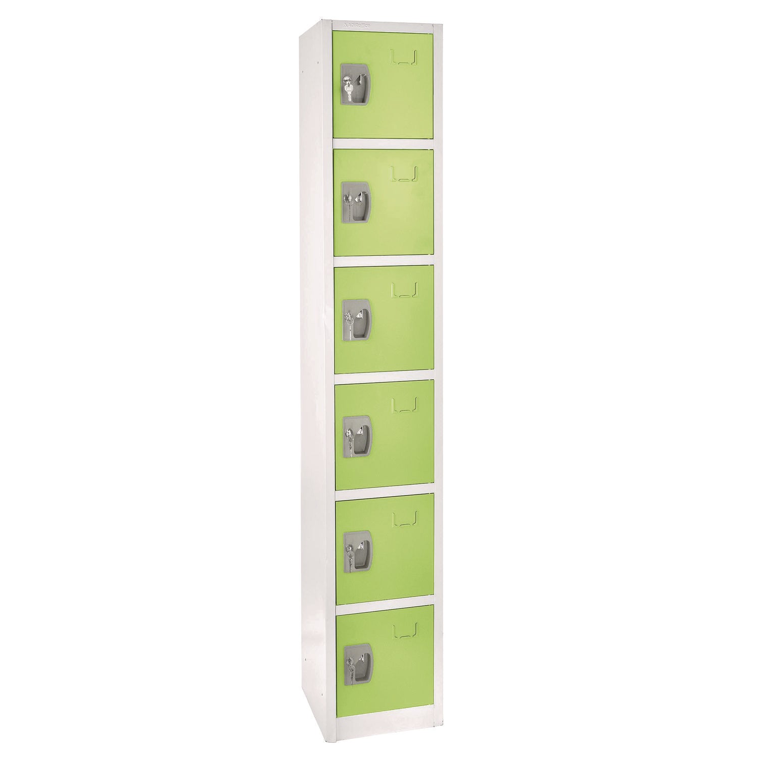 AdirOffice 6-Compartment Steel Storage Locker - 12