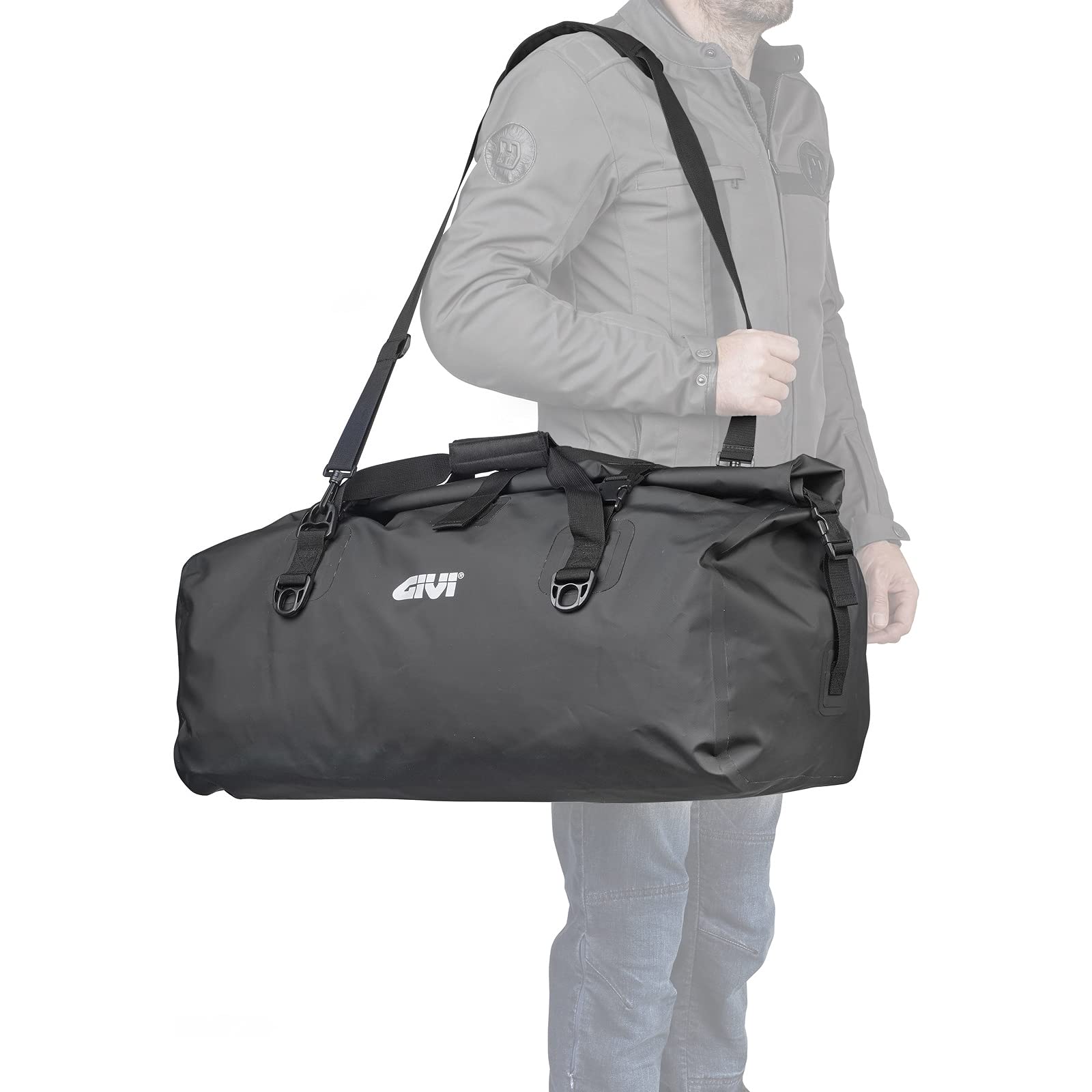 GIVI 80L Waterproof Motorcycle Luggage Bag - Durable & Weatherproof for Adventure Riding, Camping & Travel