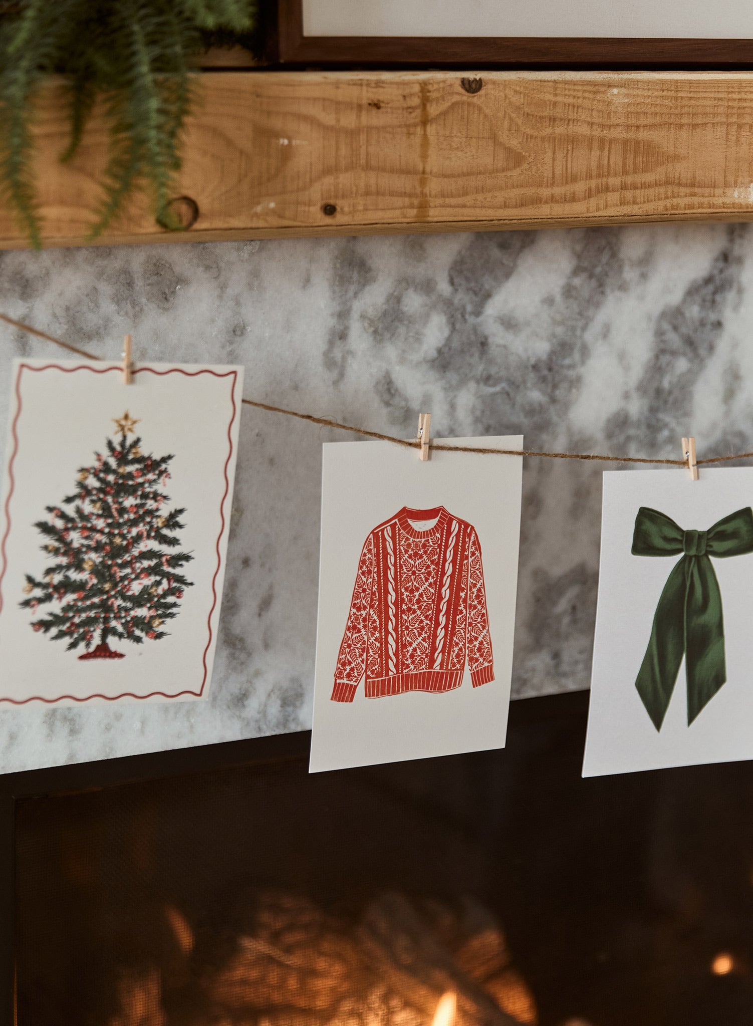 Holiday Art Print Pack - Festive Wall Decor for Christmas, Thanksgiving & New Year - Perfect for Home, Office & Gift Giving