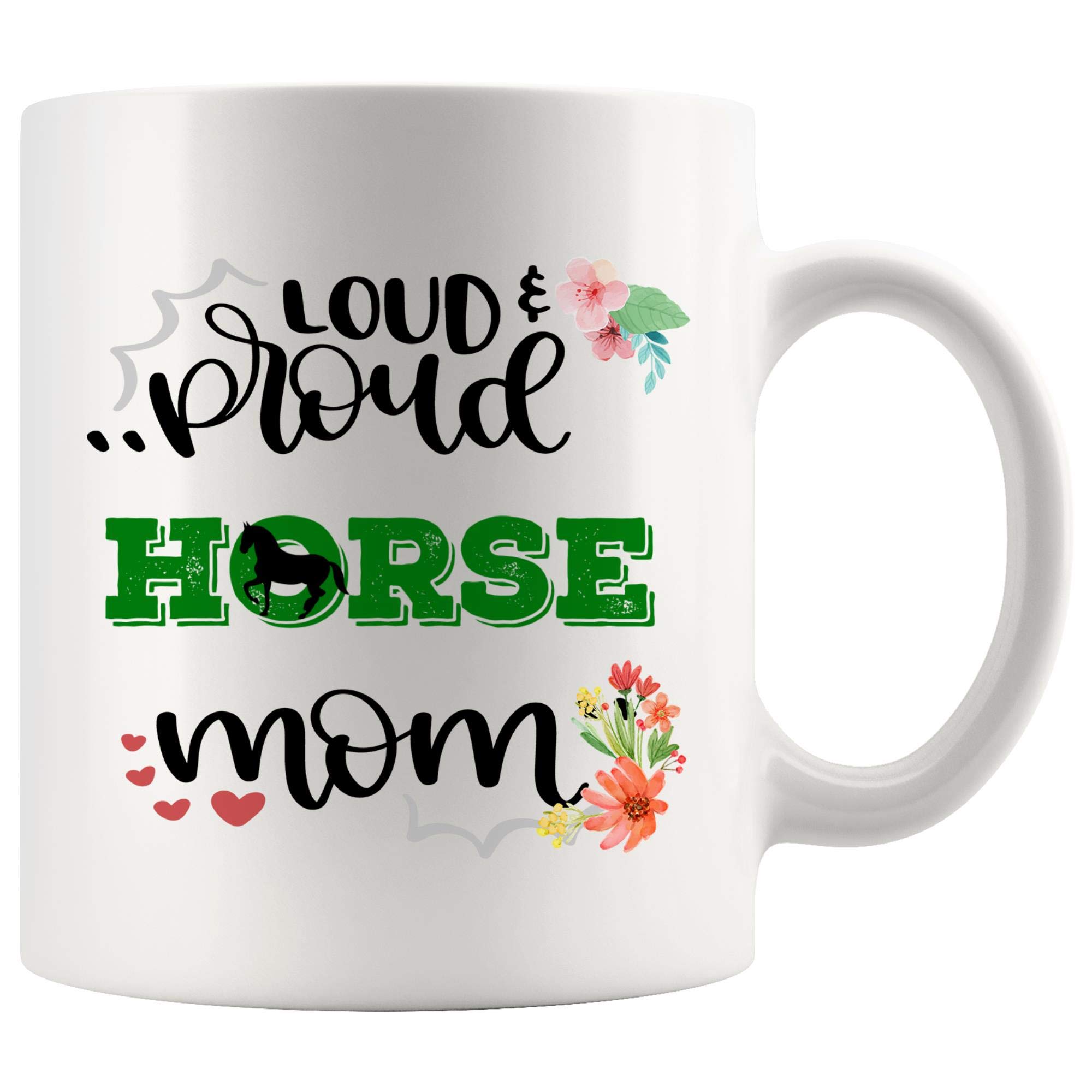 **Best Mom Horse Mug - Funny Farm Animal Coffee Cup for Tea, Gifts for Women, Mother's Day, Grandma, Dad - Ideal for Farmhouse Kitchen, Office & Horse Lover Gifts**
