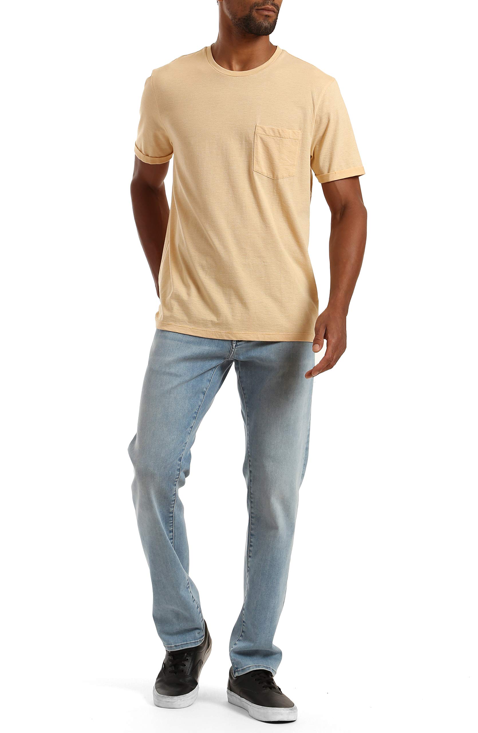 Mavi Men's Jake Regular Rise Slim Fit Jeans - Comfortable Stretch Denim Pants for Casual Wear & Everyday Outfits