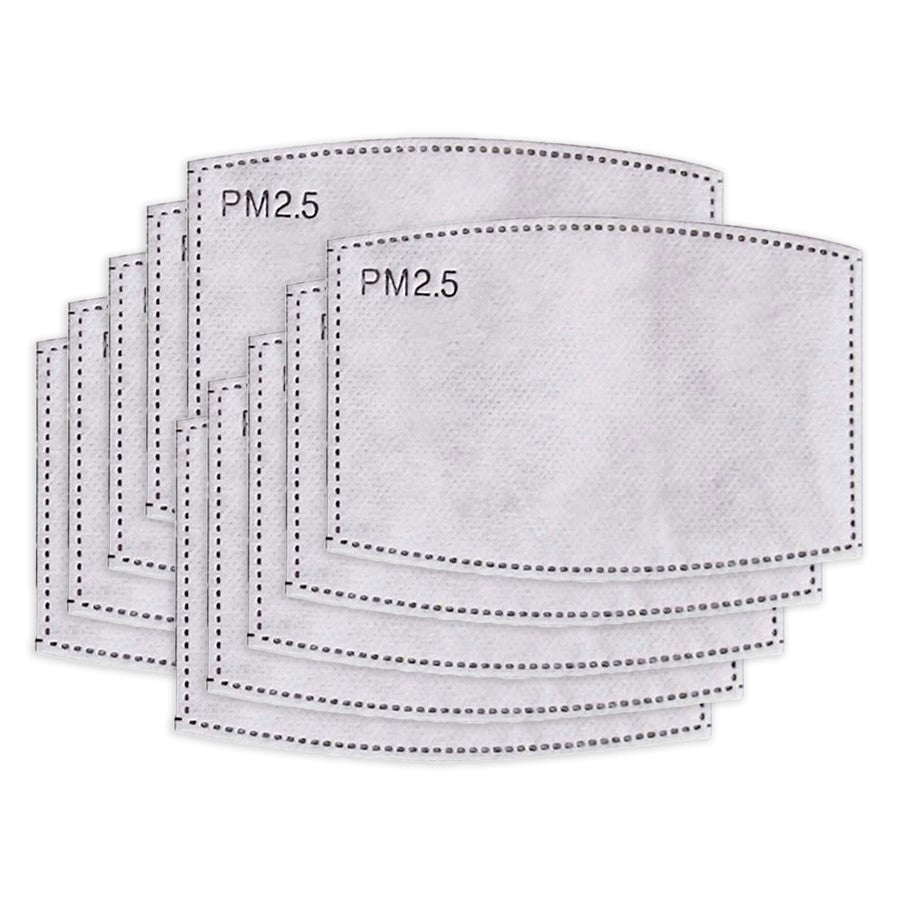 Fourth Element PM2.5 Removable Air Filters - 10 Pack Replacement Filters for Masks - Perfect for Pollution Protection, Cycling, and Outdoor Activities