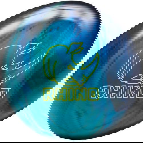 Brunswick Rhino Bowling Ball - Cobalt Aqua Teal Pearl Reactive Coverstock for Strikes & Spares | Perfect for League Play & Tournament Performance