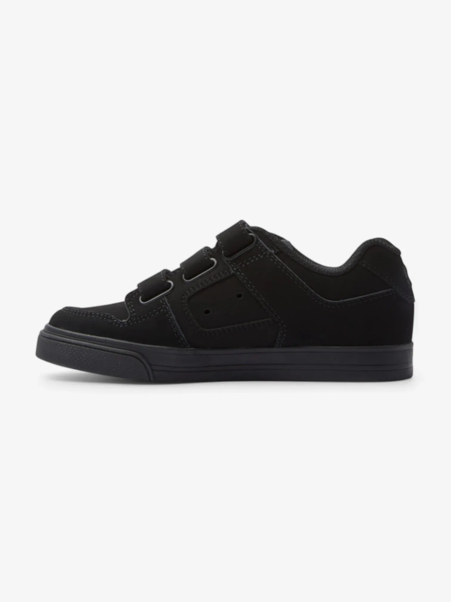 DC Pure V Kids' Black Skate Shoes - High-Performance Sneakers for Boys & Girls - Perfect for Skateboarding, School & Casual Wear