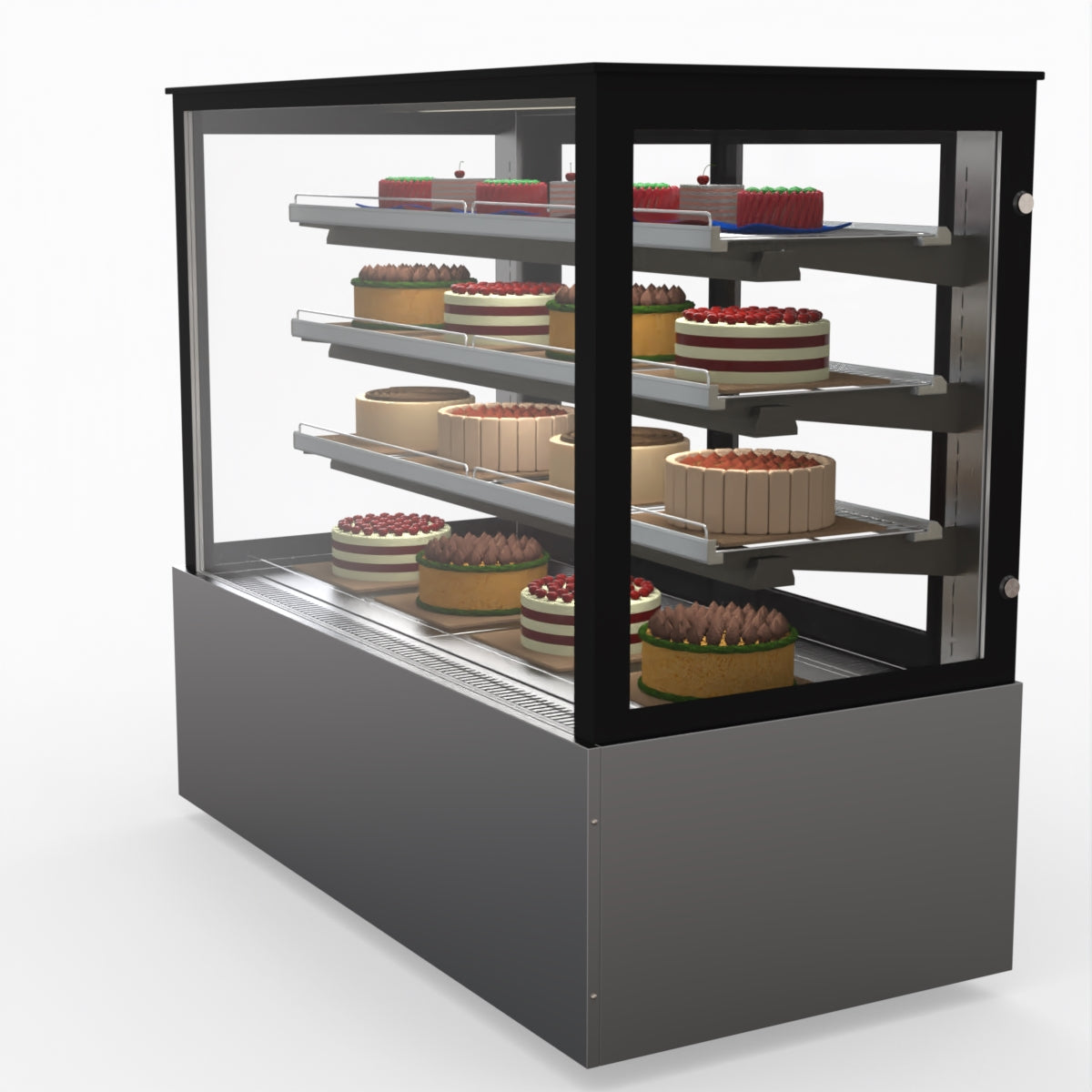 Bonvue SL850V Commercial Refrigerated Display Case - Perfect for Supermarkets, Delis, and Restaurants to Showcase Fresh Food