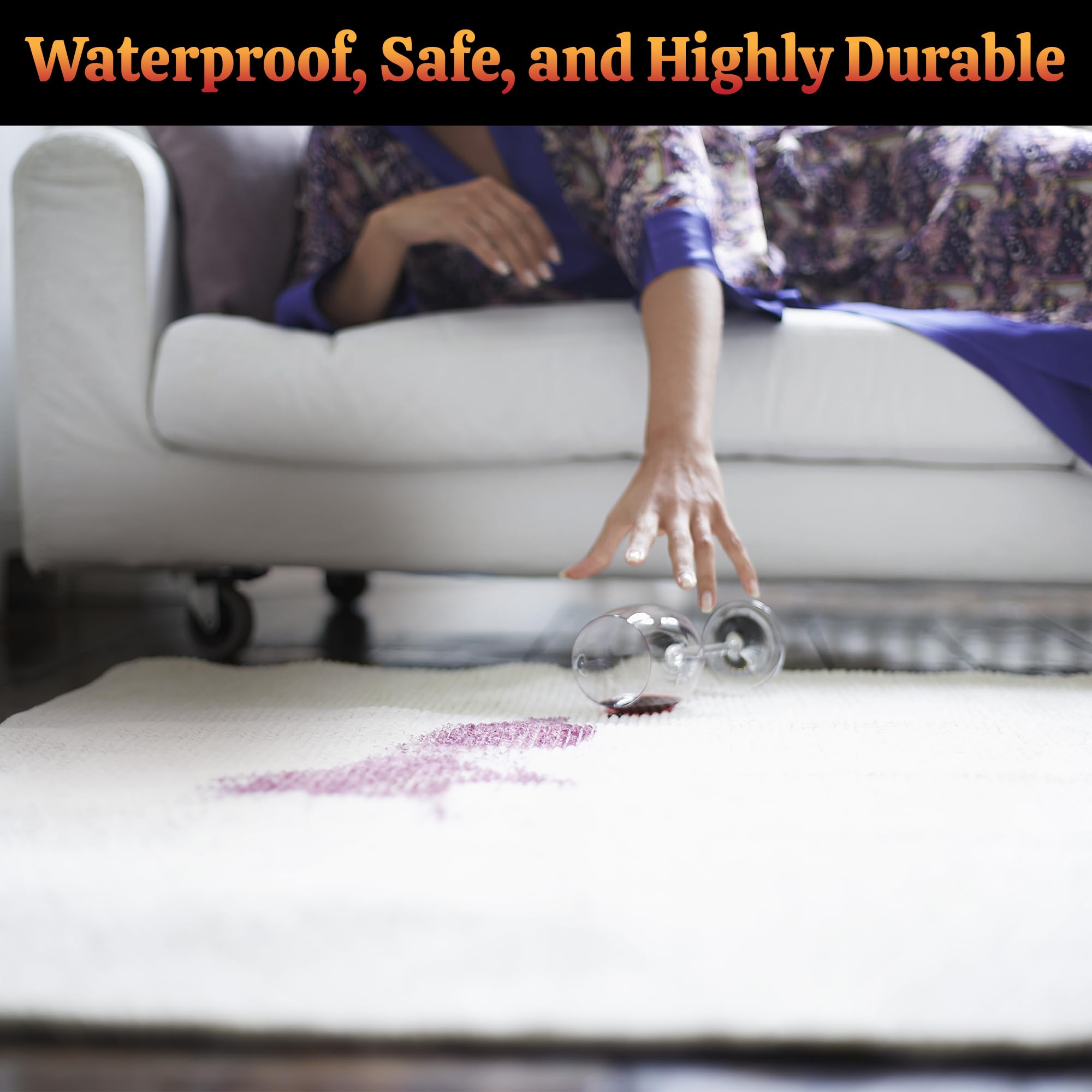 Portable Electric Heated Floor Mat for Rugs - 22x89 Inch Under Rug Heating Pad, Energy Efficient Radiant Floor Heater for Living Room, Bedroom, Office - Perfect Under Couch Runner, Area Rugs & Winter Home Warmth