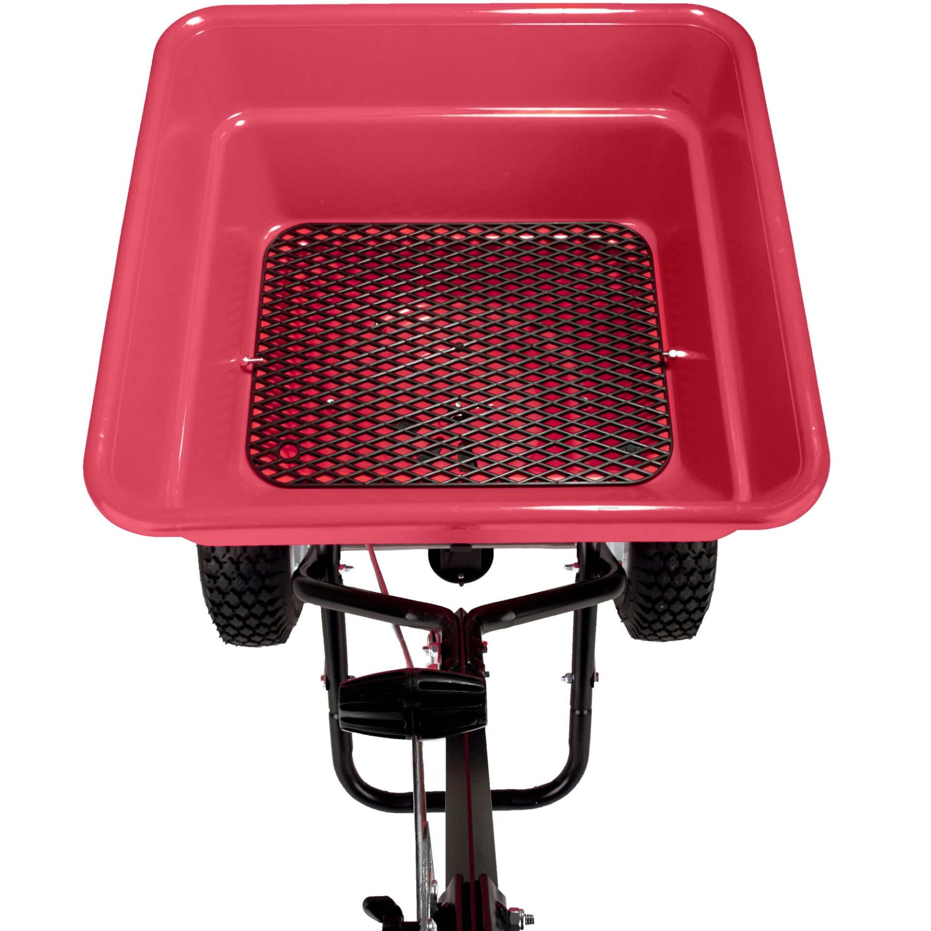 Earthway 2170 Commercial Broadcast Spreader - 100 Lbs Hopper with Pneumatic Tires - Heavy Duty Lawn & Garden Spreader for Fertilizer, Seed, Salt (Ideal for Large Yards, Golf Courses, Landscaping)