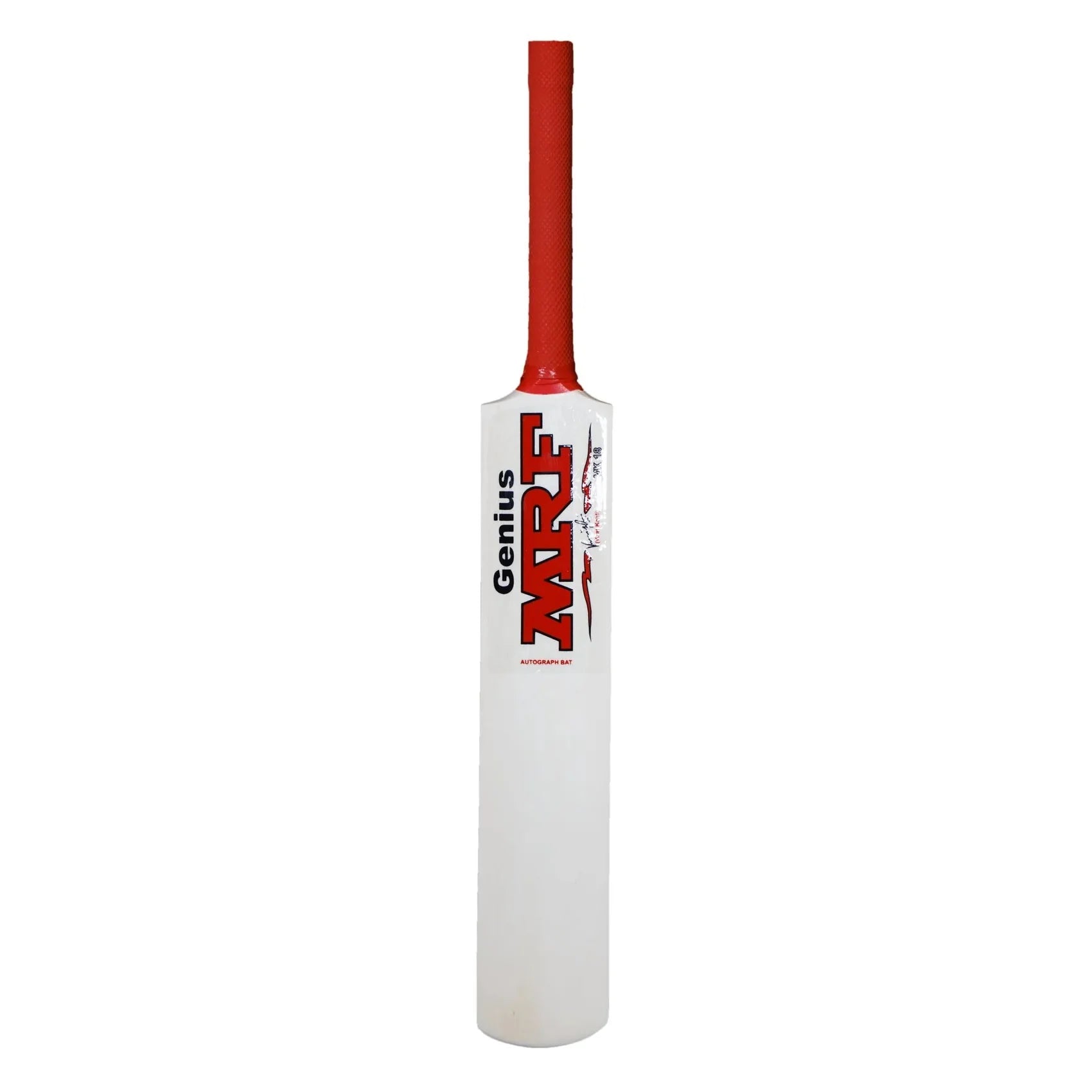 MRF Autograph Cricket Bat - Premium English Willow Wood - Signed by Legendary Players - Perfect for Professional Matches & Collectors