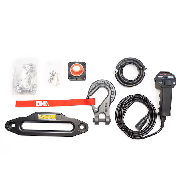 DK2 S12000 12,000 lbs Electric Winch with Steel Cable for 4x4 Trucks & Off-Road Vehicles - Heavy Duty Towing, Recovery & Off-Road Adventures